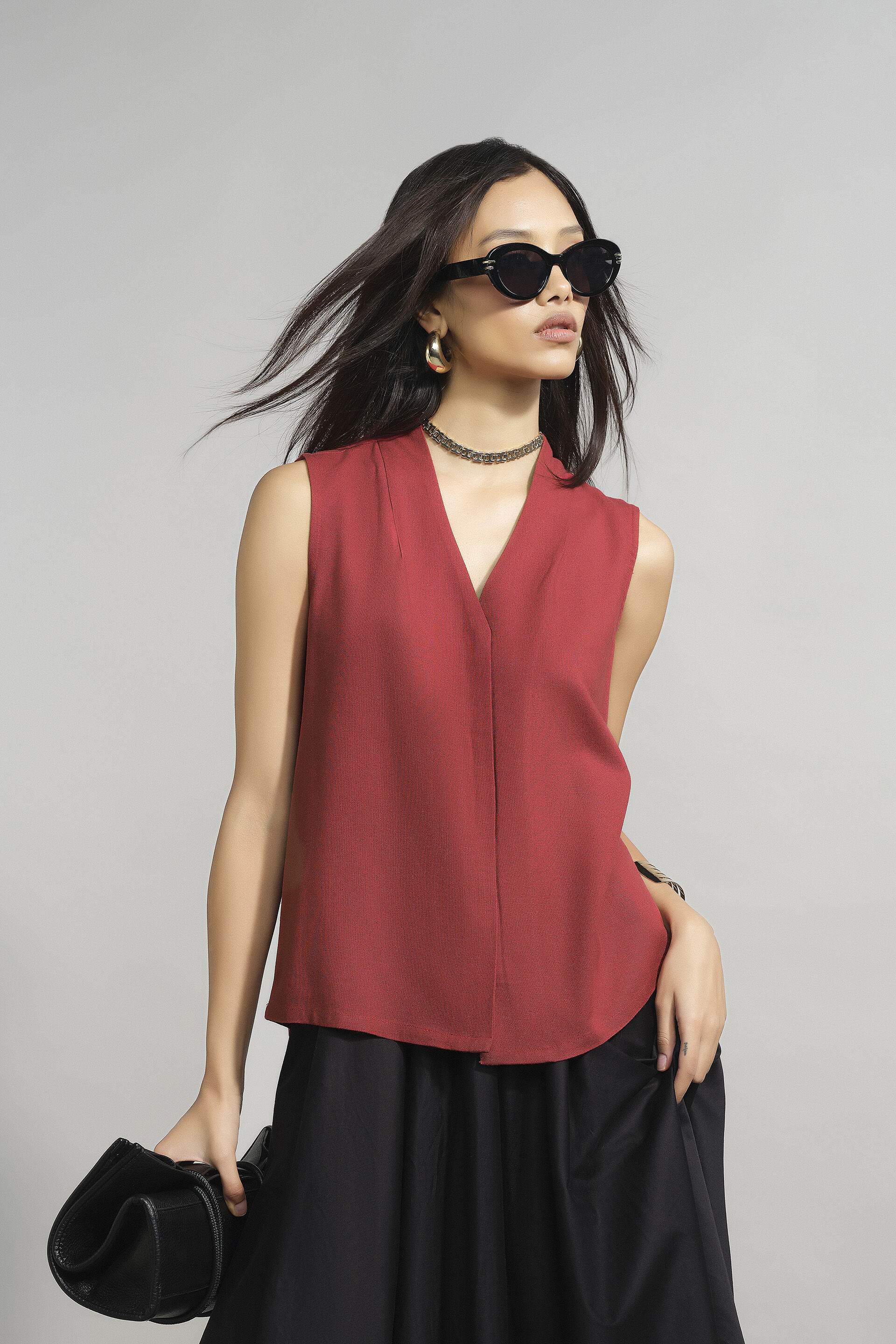 The Poppy Rust Top, Rust, image 3